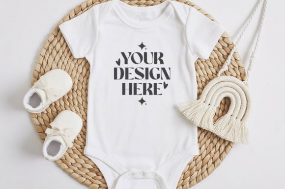 Download Easter Baby Bodysuit Mockup - Mockup Collection